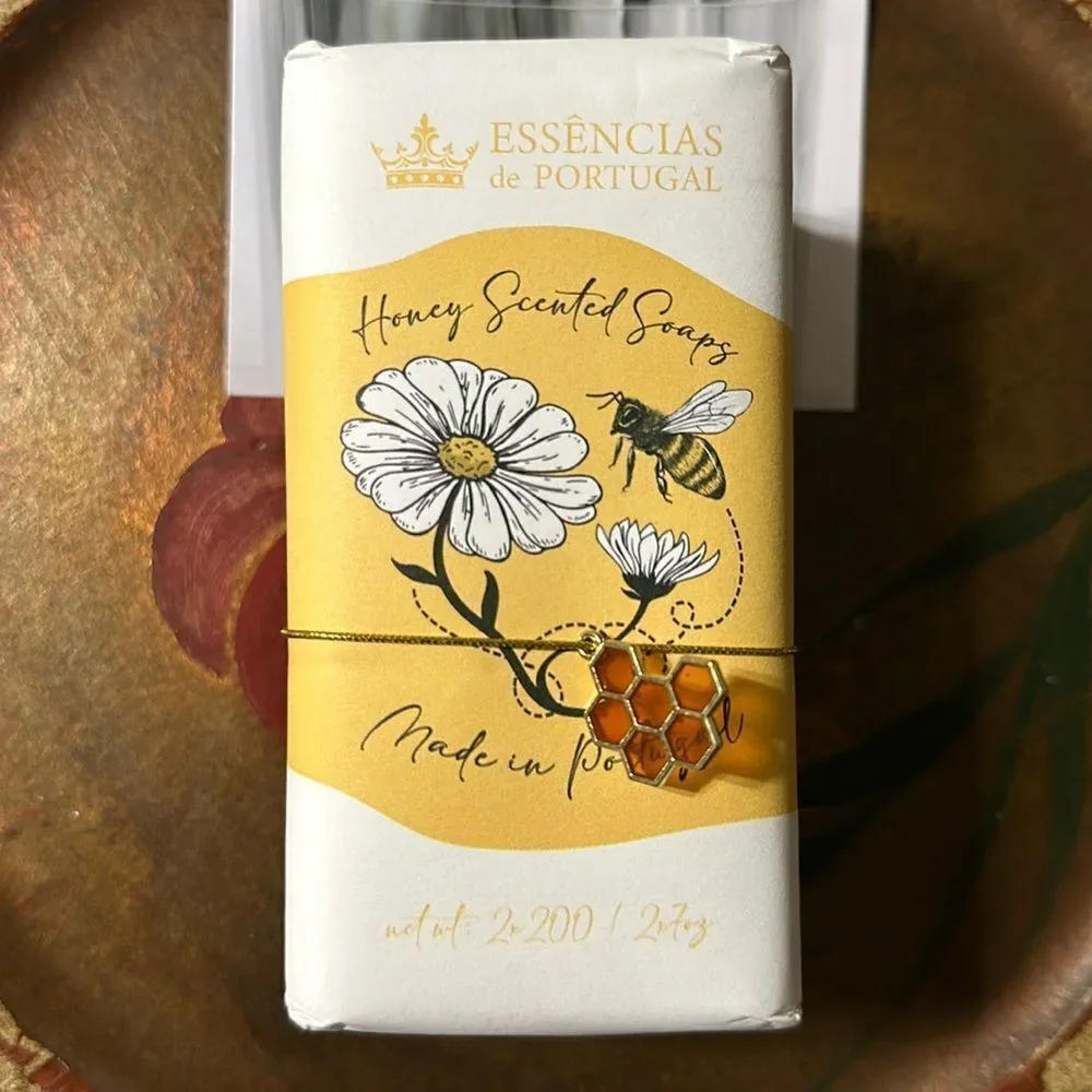 ESSENCIAS de PORTUGAL Honey Scented Soap set of 2